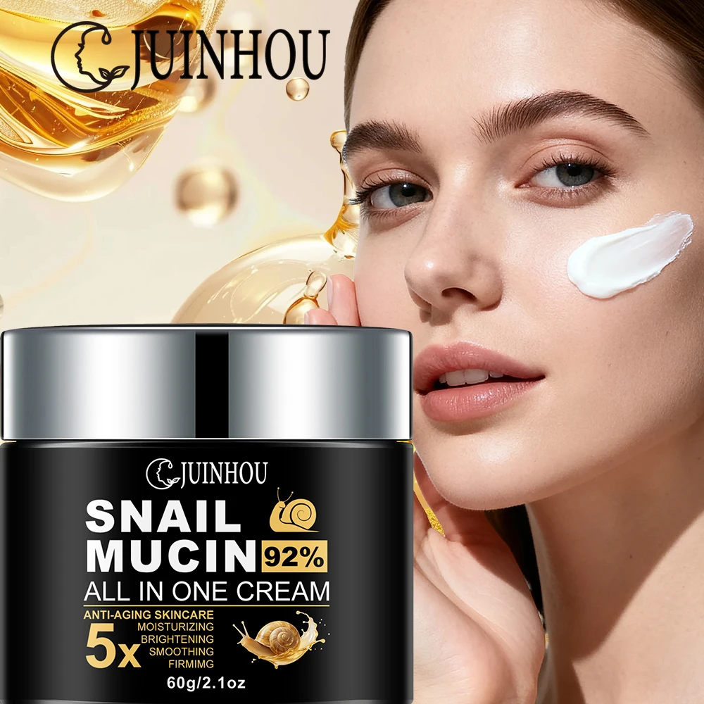 JUINHOU Natural Snail Secretion Facial Cream Brightening Complexion Softening Skin Moisturizing Skin For All Skin Types
JUINHOU Natural Snail Secretion Facial Cream Brightening Complexion Softening Skin Moisturizing Skin For All Skin Types