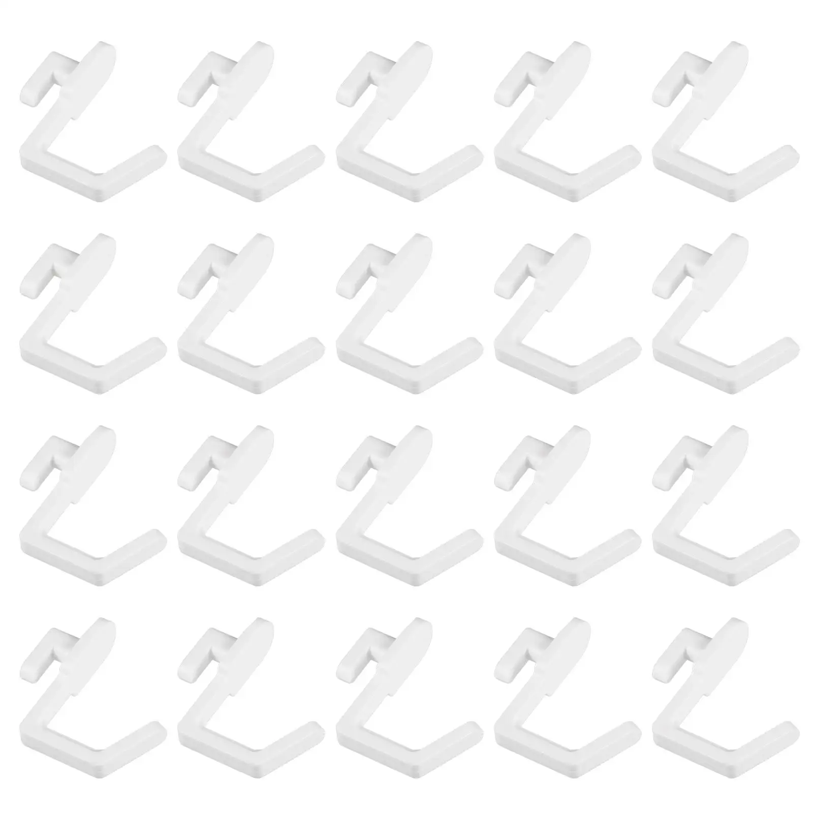 20 Pcs Hook Rack Peg Board Tool Hangers Shelving Jewelry Shelf for Hooks Hanging Plastic
20 Pcs Hook Rack Peg Board Tool Hangers Shelving Jewelry Shelf for Hooks Hanging Plastic