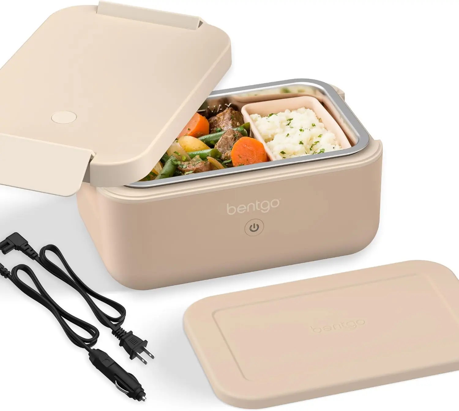 Electric Lunch Box - Portable Food Warmer for Work, Travel & School, Plug into Wall or Car with 12V/24V/120V Cords
Electric Lunch Box - Portable Food Warmer for Work, Travel & School, Plug into Wall or Car with 12V/24V/120V Cords