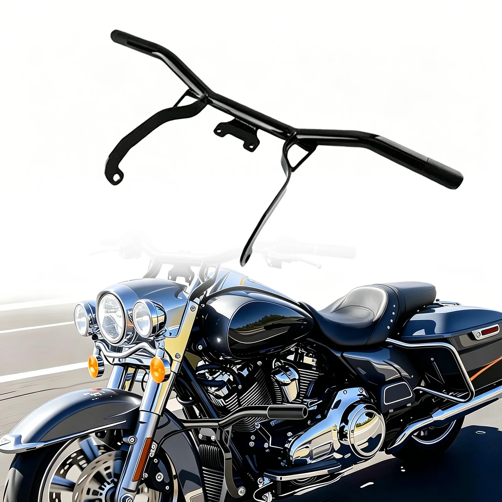 Motorcycle Highway Engine Guard Front Crash Bar For Harley Touring Road King Street Glide Electra Glide Ultra CVO 2009-2025
Motorcycle Highway Engine Guard Front Crash Bar For Harley Touring Road King Street Glide Electra Glide Ultra CVO 2009-2025