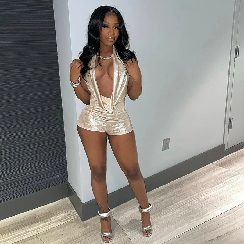 2024 Spring And Summer New Women's Backless Package Hip Jumpsuit Sexy Slim Yoga Wear Cross Strap One-Piece Shorts
2024 Spring And Summer New Women's Backless Package Hip Jumpsuit Sexy Slim Yoga Wear Cross Strap One-Piece Shorts