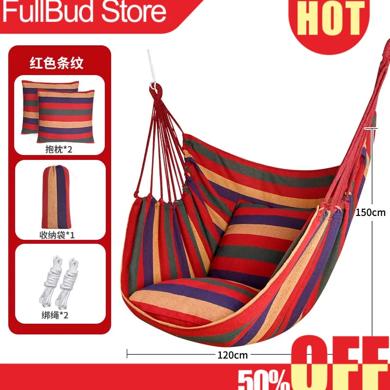 Outdoor anti-rollover hammock, single double canvas hammock, courtyard camping leisure hammock, balcony、 dormitory lazy swing
Outdoor anti-rollover hammock, single double canvas hammock, courtyard camping leisure hammock, balcony、 dormitory lazy swing