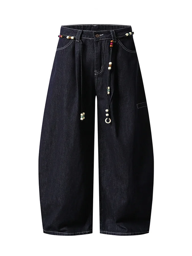 Loose Straight Leg Blue Jeans High Waist Cotton Denim Men Women Autumn Winter High Waist Straight Cut Loose Fit Long Pants
Loose Straight Leg Blue Jeans High Waist Cotton Denim Men Women Autumn Winter High Waist Straight Cut Loose Fit Long Pants