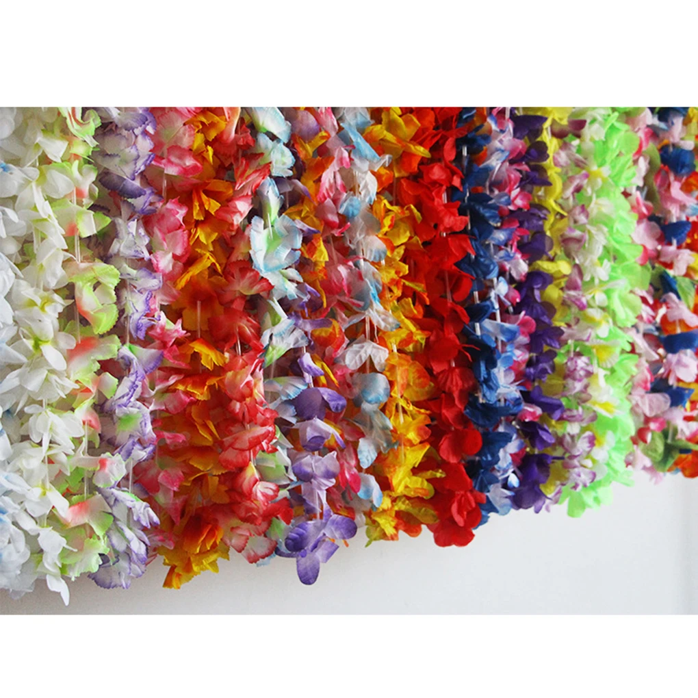 50 Pieces Colorful Garland Necklace Flowers Swimming Beach Decoration Garlands Accessory Birthday Graduation Party
50 Pieces Colorful Garland Necklace Flowers Swimming Beach Decoration Garlands Accessory Birthday Graduation Party