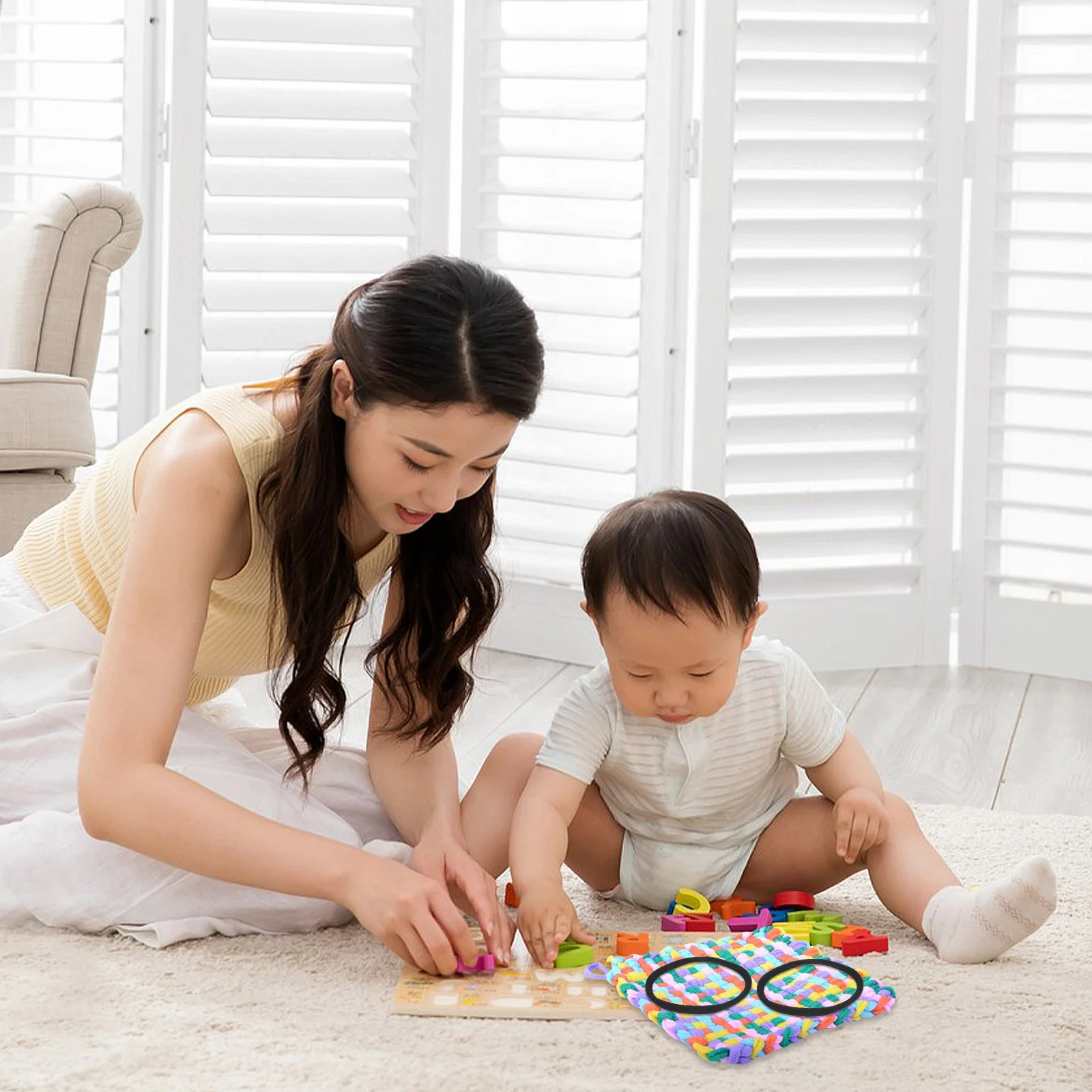 96Pcs Elastic Loom Bands Potholder Refill Kit Stretchy Loops for Weaving DIY Crafts Supplies Easy Secure Operation
96Pcs Elastic Loom Bands Potholder Refill Kit Stretchy Loops for Weaving DIY Crafts Supplies Easy Secure Operation