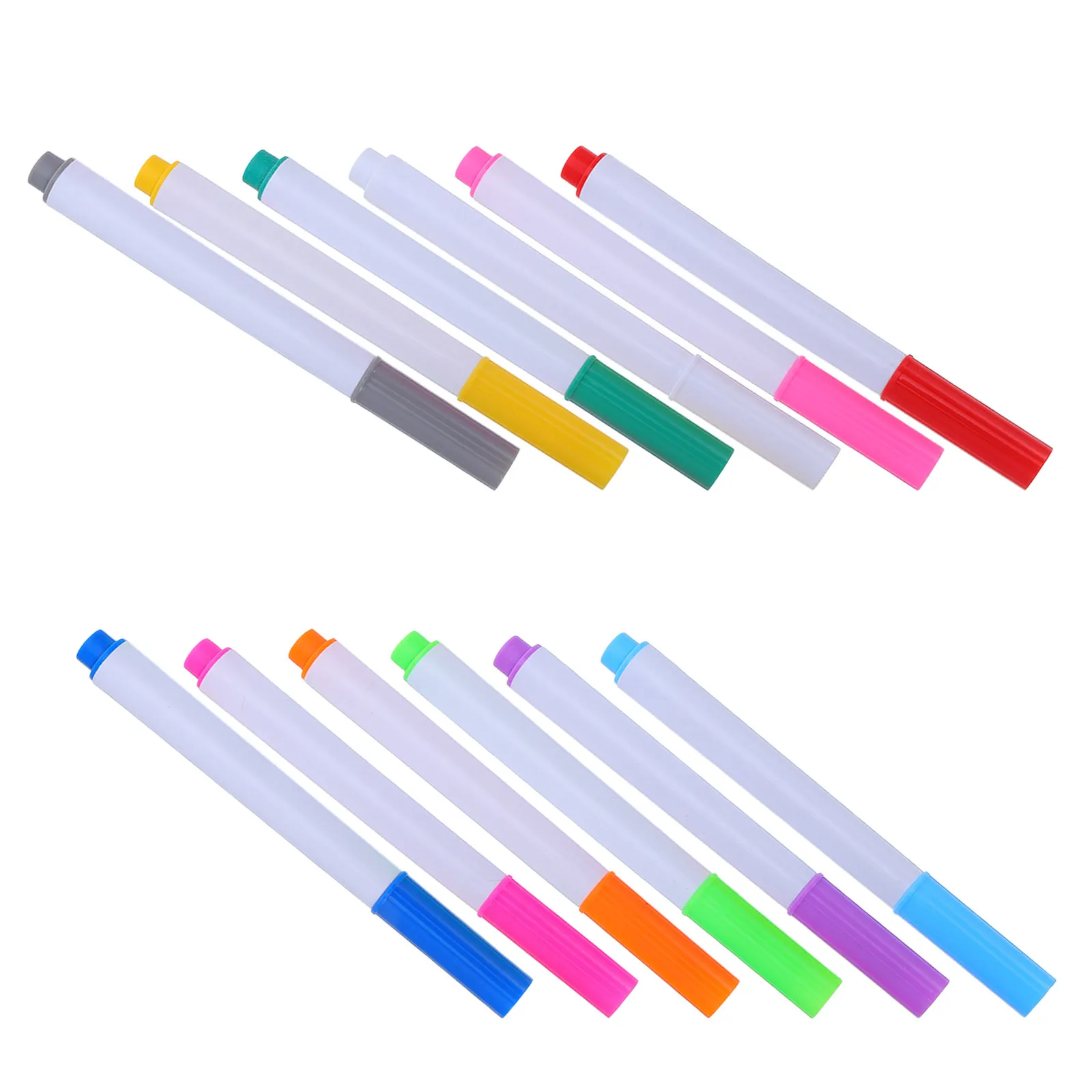 36Pcs Water Soluble Chalk Markers Liquid Chalk Pens 12 Colors Erasable Dry Erase Pens for Blackboard Window Glass Menu Board Art
36Pcs Water Soluble Chalk Markers Liquid Chalk Pens 12 Colors Erasable Dry Erase Pens for Blackboard Window Glass Menu Board Art