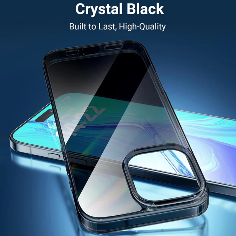 Luxury Black Silicone Phone Case for iPhone 16E 16 15 14 Plus 13 12 Pro Max Ultra Thin Military Grade Soft TPU Back Cover Fundas
Luxury Black Silicone Phone Case for iPhone 16E 16 15 14 Plus 13 12 Pro Max Ultra Thin Military Grade Soft TPU Back Cover Fundas