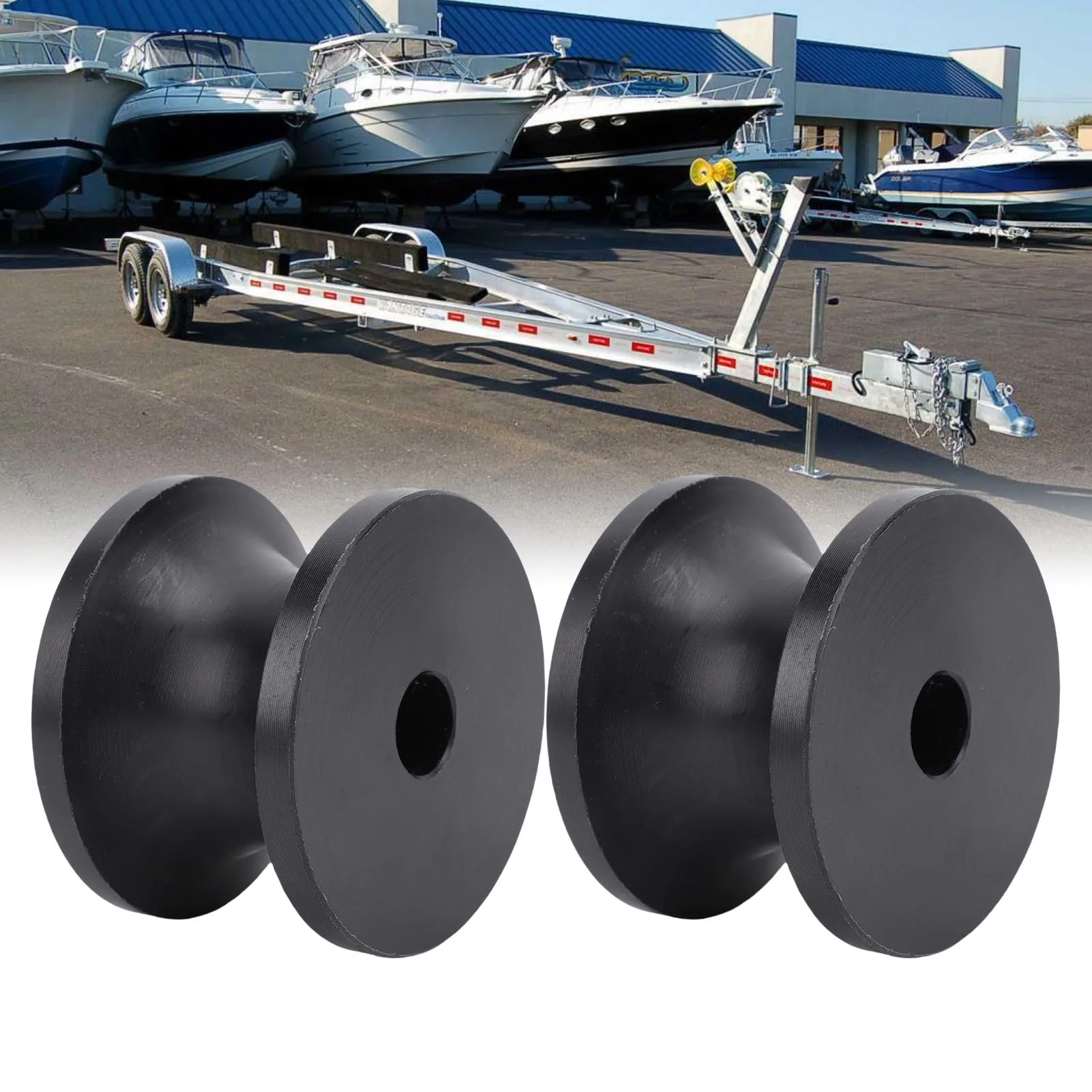 Marine Trailer Bow Roller Boat Trailer Roller Performance Nylon 2.44x1.69in Reduce Drag for Lifeboat for Yacht
Marine Trailer Bow Roller Boat Trailer Roller Performance Nylon 2.44x1.69in Reduce Drag for Lifeboat for Yacht