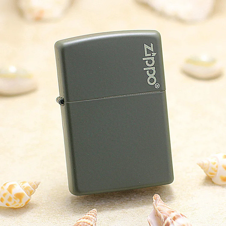 Genuine Zippo oil lighter copper windproof Green matt paint Kerosene lighters Gift with anti-counterfeiting code
Genuine Zippo oil lighter copper windproof Green matt paint Kerosene lighters Gift with anti-counterfeiting code