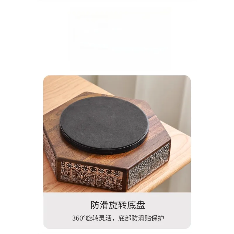Yili rotating solid wood retro cosmetics storage box desktop turntable skin care product tray perfume lipstick rack
Yili rotating solid wood retro cosmetics storage box desktop turntable skin care product tray perfume lipstick rack