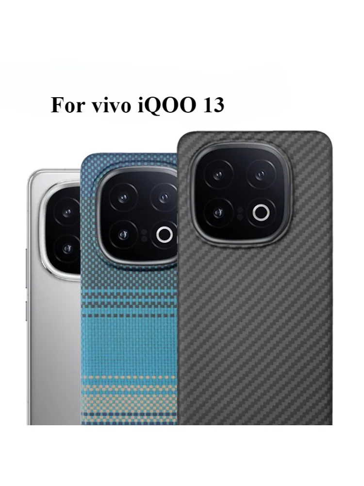 For vivo iQOO13 Shockproof Case Carbon Fiber Protective Smartphone Case Aramid Fiber Magnetic Anti-fall Hard Shell
For vivo iQOO13 Shockproof Case Carbon Fiber Protective Smartphone Case Aramid Fiber Magnetic Anti-fall Hard Shell