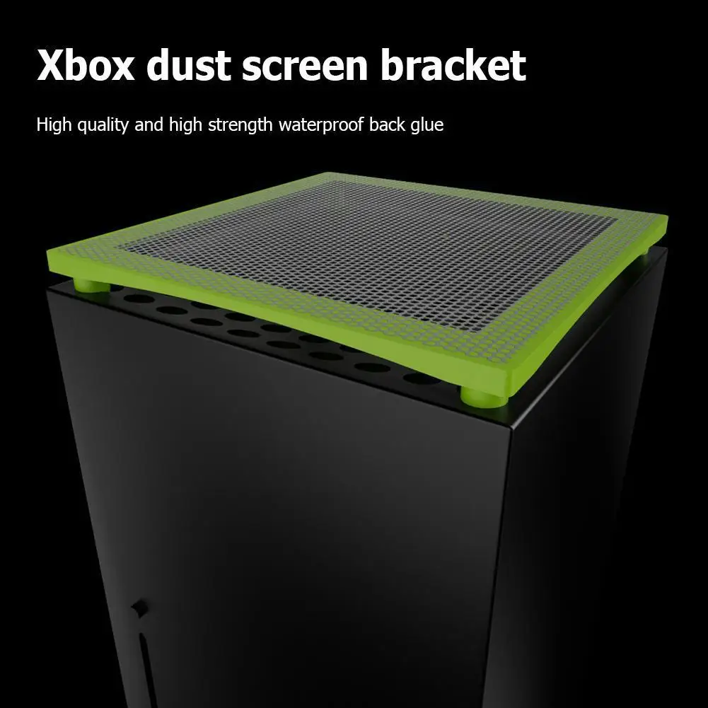 Dust Filter Cover PVC Top Dust Filter Cover Holder with 4 Silicone Plugs Mesh Filter for Xbox Series X Game Console
Dust Filter Cover PVC Top Dust Filter Cover Holder with 4 Silicone Plugs Mesh Filter for Xbox Series X Game Console