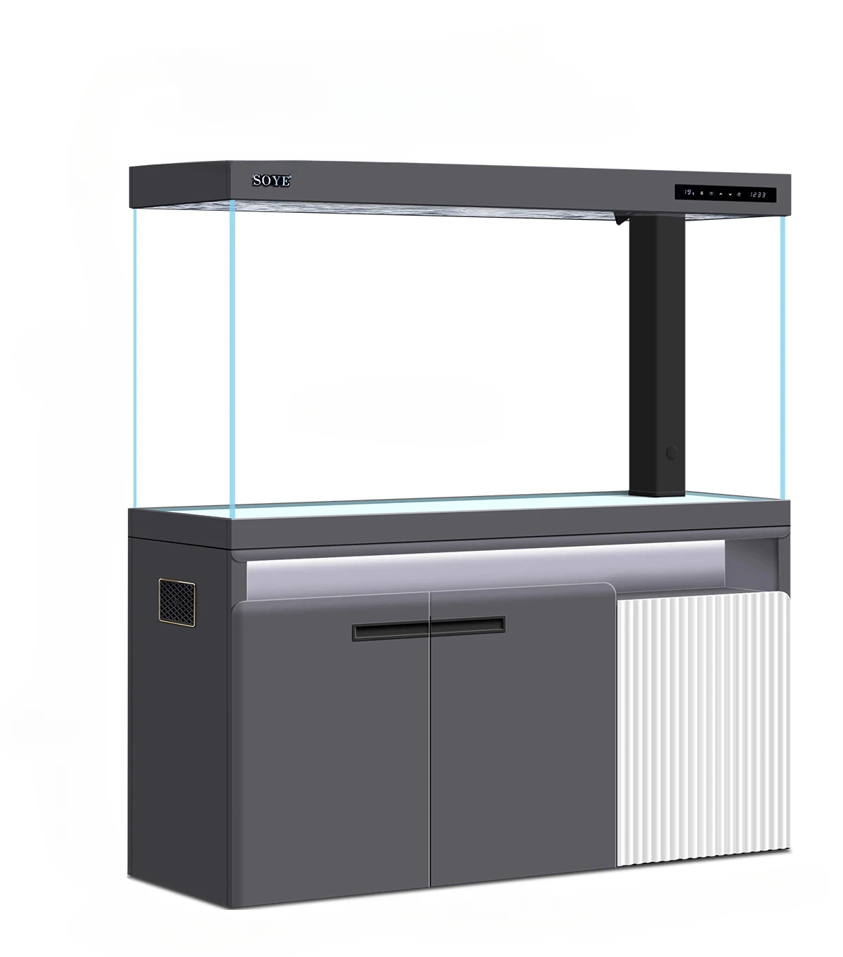 Fish Tank Living Room New Ecological Bottom Filter Household Super White Large Partition Intelligent Floor Aquarium
Fish Tank Living Room New Ecological Bottom Filter Household Super White Large Partition Intelligent Floor Aquarium