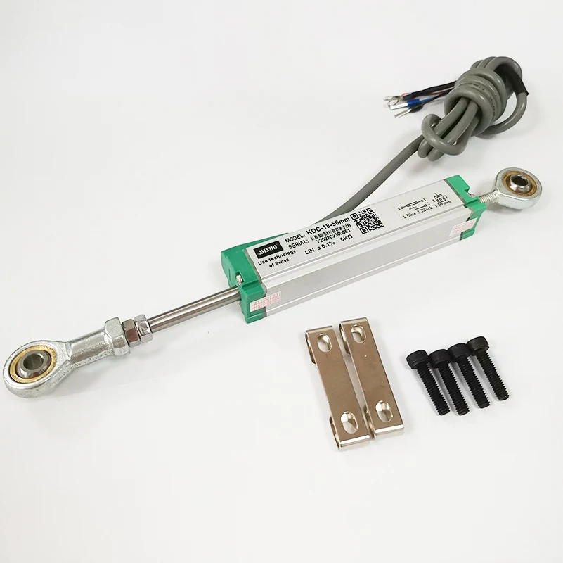 KDC-18-150mm Linear Variable Displacement Transducer 2 Spherical Hinge Square Displacement Sensors
KDC-18-150mm Linear Variable Displacement Transducer 2 Spherical Hinge Square Displacement Sensors