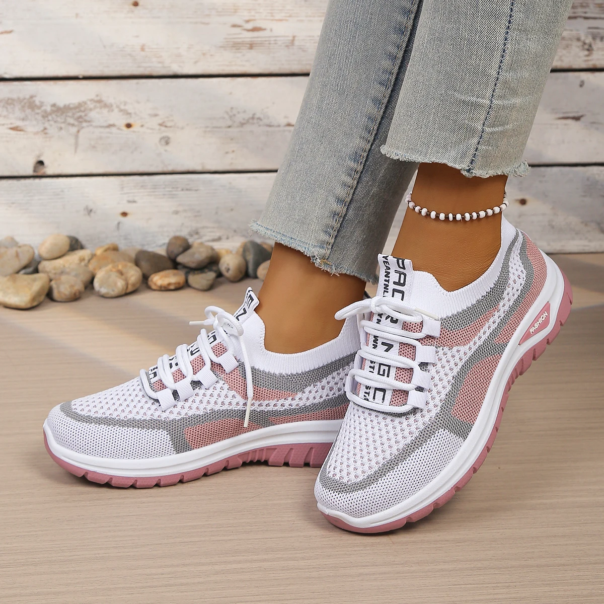 Wholesale Women's Shoes Summer 2026 Casual Sneaker The PVC Soft Sole Is More Comfortable and The Two-tone Color Is Versatile
Wholesale Women's Shoes Summer 2026 Casual Sneaker The PVC Soft Sole Is More Comfortable and The Two-tone Color Is Versatile