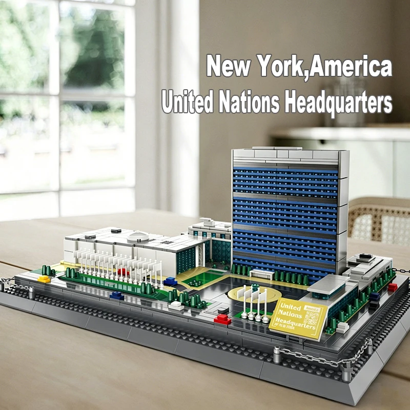 Midtown Manhattan International Assembly HQ Building Blocks Sets – NYC Landmark Architecture Model Kit, DIY Decor Toy for Kids
Midtown Manhattan International Assembly HQ Building Blocks Sets – NYC Landmark Architecture Model Kit, DIY Decor Toy for Kids