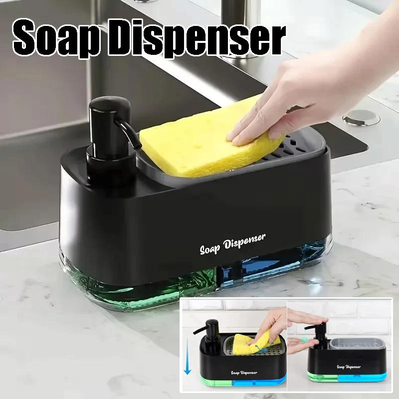 Набор для кухни 3-в-1: дозатор для мыла с двойной помпой и держателем для губки – эффективный органайзер для уборки и хранения в зоне раковины
Набор для кухни 3-в-1: дозатор для мыла с двойной помпой и держателем для губки – эффективный органайзер для уборки и хранения в зоне раковины