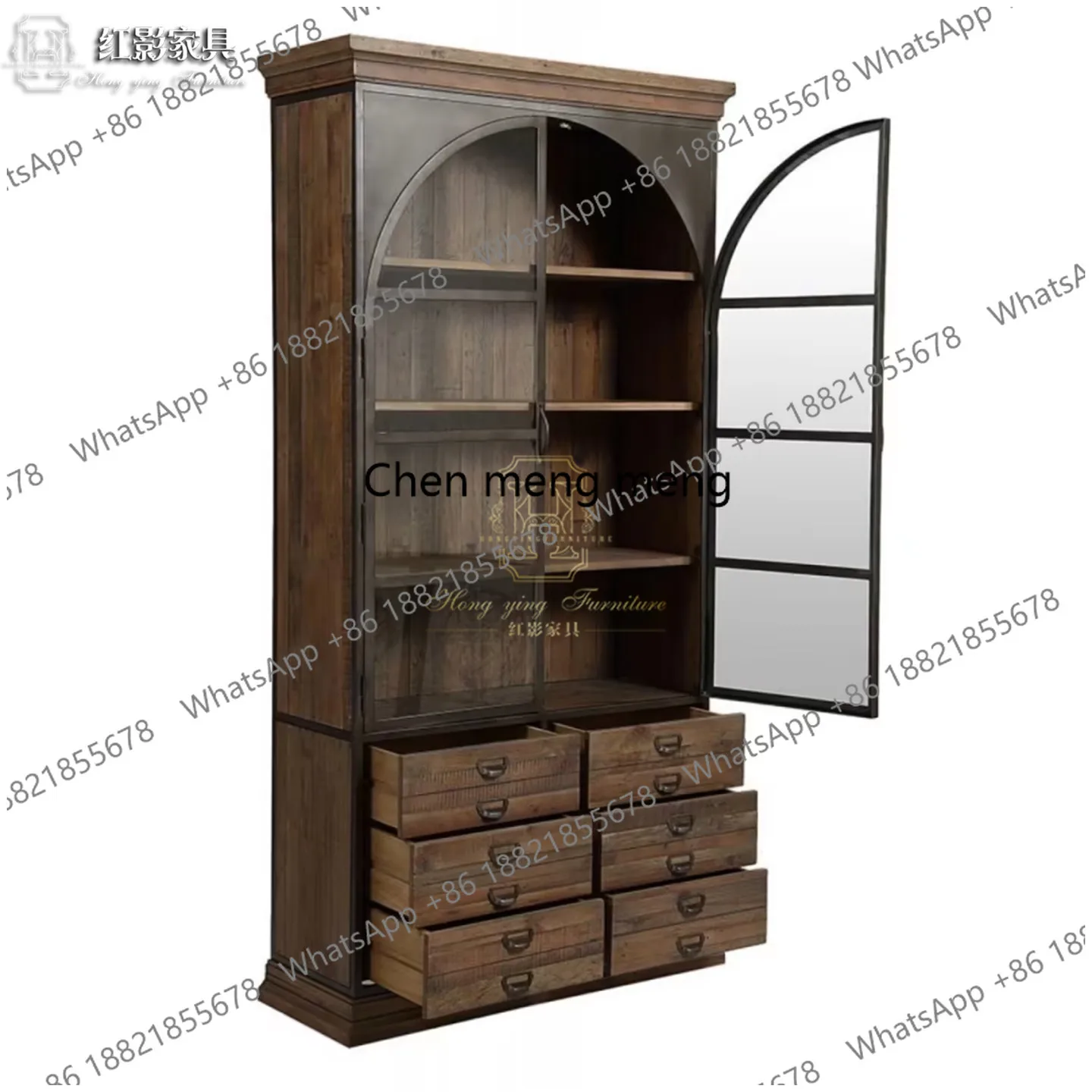 American bookcase European full wall storage, retro carving, display display locker
American bookcase European full wall storage, retro carving, display display locker