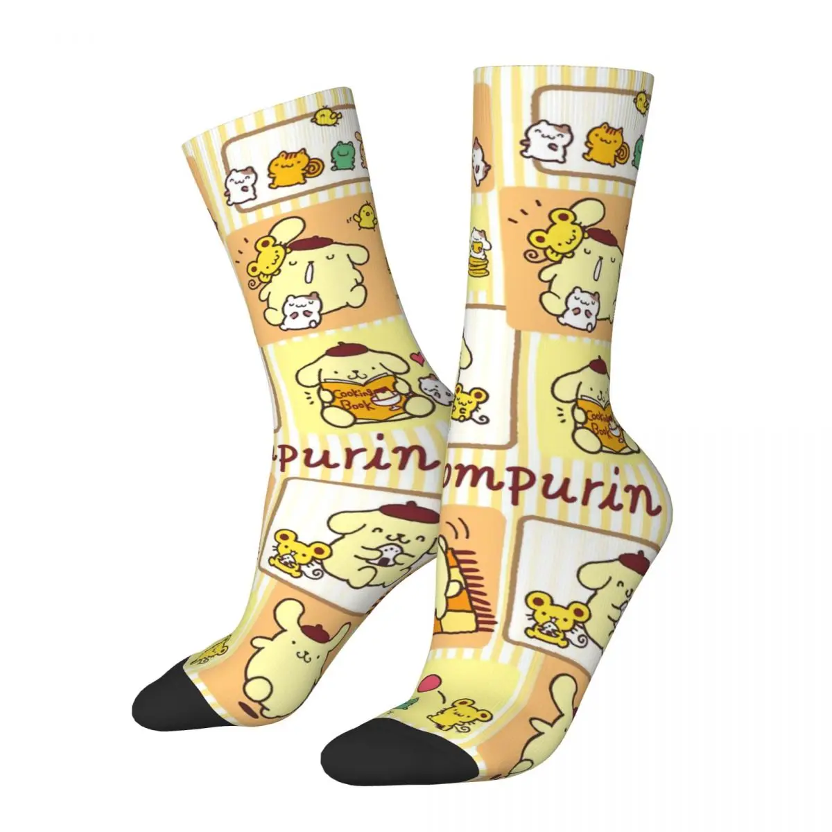 Crazy Design Pom Pom Purin Dog Skateboard Socks Cute Cartoon Polyester Middle Tube Socks for Women Men Sweat Absorbing
Crazy Design Pom Pom Purin Dog Skateboard Socks Cute Cartoon Polyester Middle Tube Socks for Women Men Sweat Absorbing