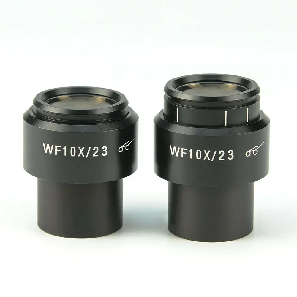 23mm 10x Stereo Microscope Wide Angle Zoom Eyepiece Diopter Adjustable with Eye Cups 30mm Dia Microscopio Barlow LensTools
23mm 10x Stereo Microscope Wide Angle Zoom Eyepiece Diopter Adjustable with Eye Cups 30mm Dia Microscopio Barlow LensTools