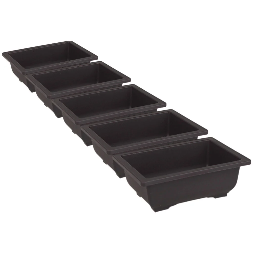 5 Pcs Rectangular Flower Pot Large Intelligent Flowerpot Gardening Accessory Household Recycled Plastic Office Bonsai Practical
5 Pcs Rectangular Flower Pot Large Intelligent Flowerpot Gardening Accessory Household Recycled Plastic Office Bonsai Practical