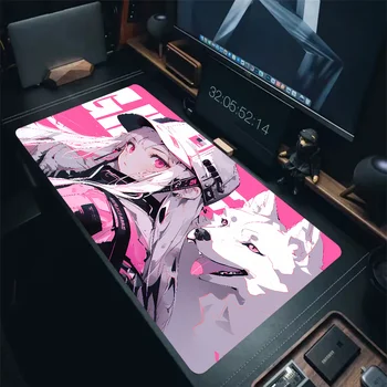 Large desk Pad Anime Boys and Girls Mouse Pad Cute HD Desk Pad Avatar Extended Gaming Keyboard Mats Large 600x1200mm Mousepad