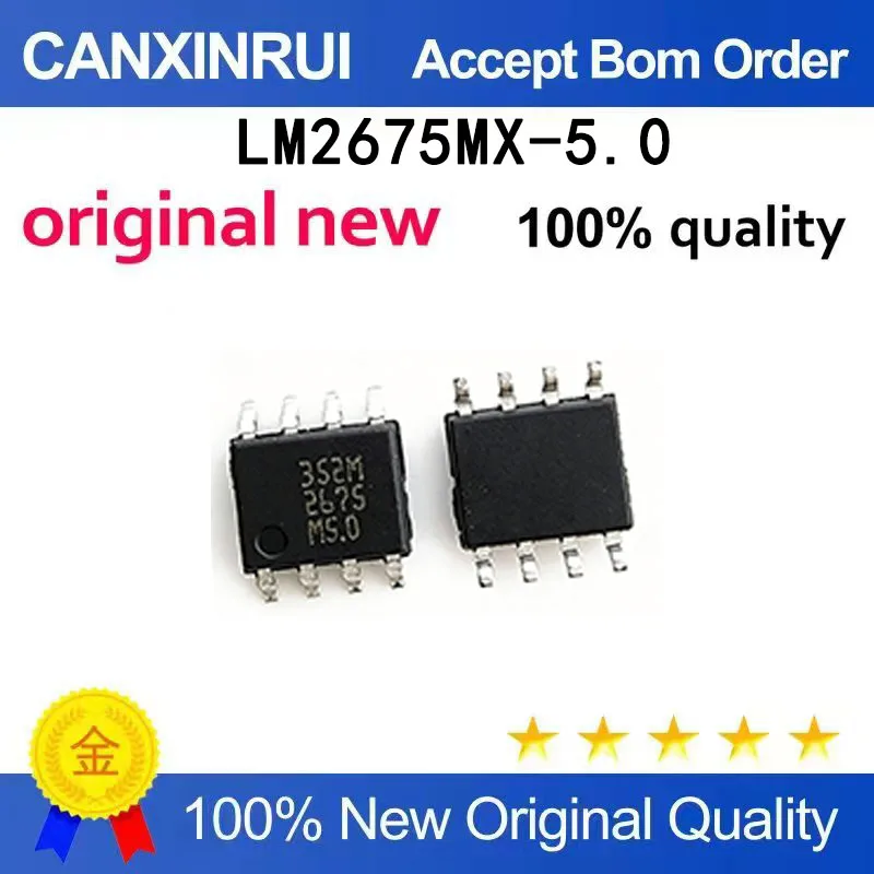 (5-100 pieces)Brand new LM2675M-DJ silk screen 2675MADJ SOP8IC LM2675MX-5.0 chip
(5-100 pieces)Brand new LM2675M-DJ silk screen 2675MADJ SOP8IC LM2675MX-5.0 chip