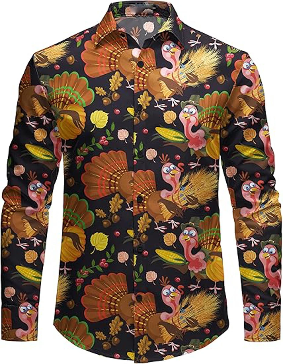 Men's New Light Luxury Christmas 3D Printed Shirt Street Casual Party Breathable Lapel Button Hawaiian Long-sleeved Shirt Men
Men's New Light Luxury Christmas 3D Printed Shirt Street Casual Party Breathable Lapel Button Hawaiian Long-sleeved Shirt Men