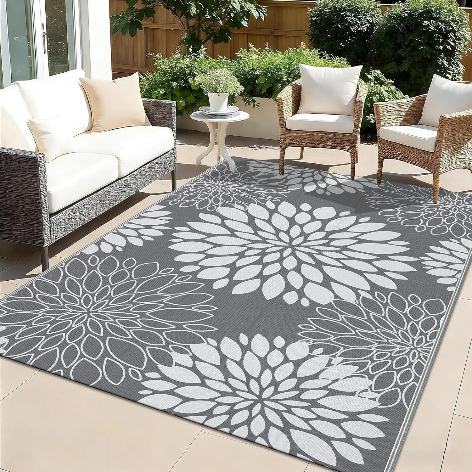 Waterproof Outdoor Rug 5x8, Reversible Plastic Straw Patio Rug, Portable Indoor Outdoor RV Camping Mat Carpet for Deck, Porch
Waterproof Outdoor Rug 5x8, Reversible Plastic Straw Patio Rug, Portable Indoor Outdoor RV Camping Mat Carpet for Deck, Porch