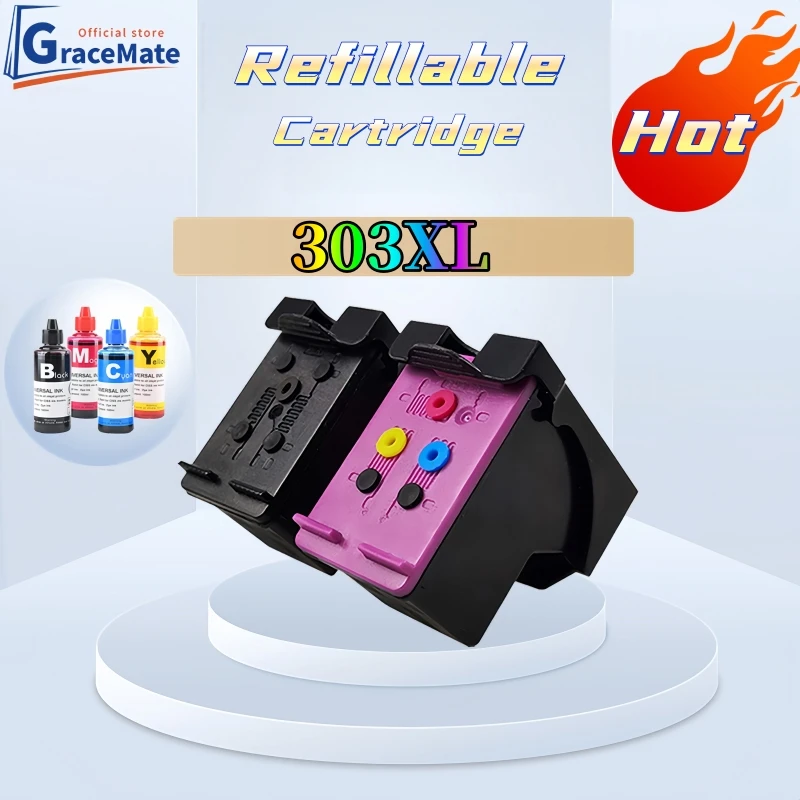 Замена картриджа GraceMate 303XL для принтера HP 303 hp303 Envy Photo 6220 6222 6230 6232 6252 6255 6234 7130 7134 7830
Замена картриджа GraceMate 303XL для принтера HP 303 hp303 Envy Photo 6220 6222 6230 6232 6252 6255 6234 7130 7134 7830