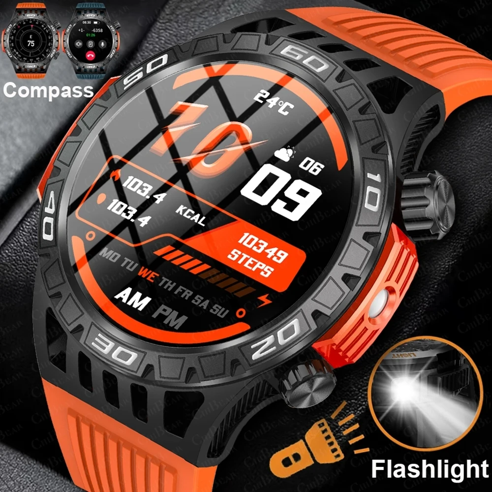Уличные часы с компасом для мужчин, умные часы, спортивные часы для фитнеса, IP67, водонепроницаемые умные часы, мужские Bluetooth-мониторы для звонков и здоровья 
Уличные часы с компасом для мужчин, умные часы, спортивные часы для фитнеса, IP67, водонепроницаемые умные часы, мужские Bluetooth-мониторы для звонков и здоровья