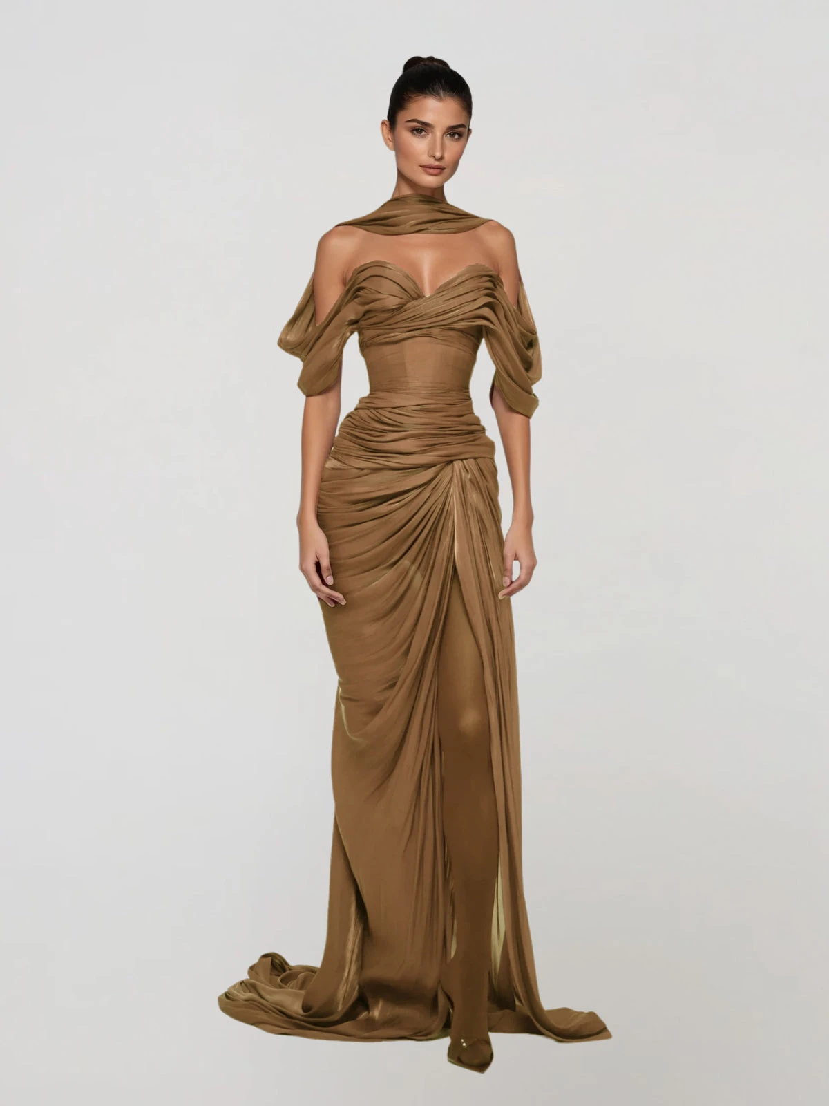 Formal Evening Dresses Sweetheart Backless High Slit Mermaid Prom Gown Off The Shoulder Long Train Elegant Dress Customized
Formal Evening Dresses Sweetheart Backless High Slit Mermaid Prom Gown Off The Shoulder Long Train Elegant Dress Customized