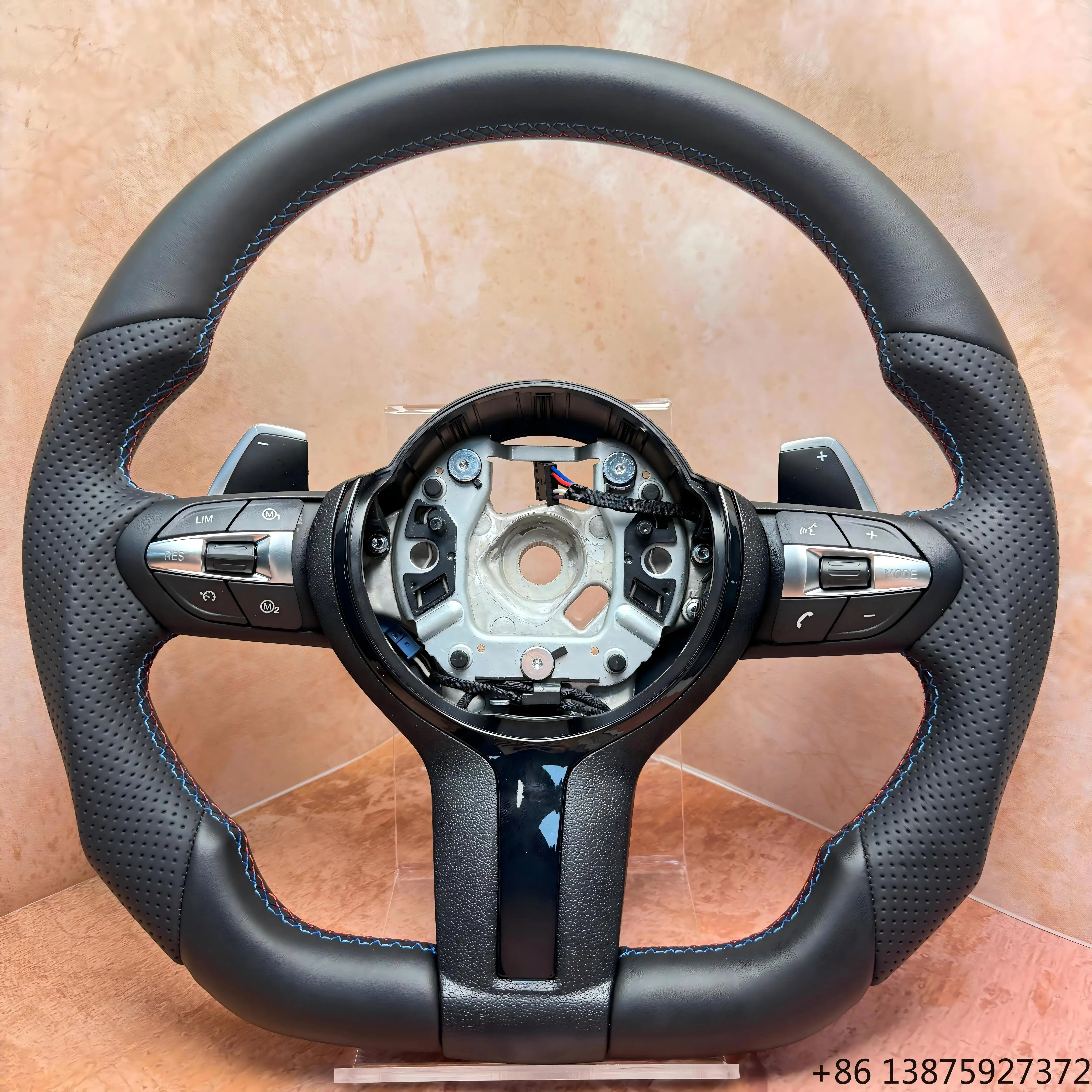 For 1/2/3/4/5/6 Series F30/F20/F10/F22 Sport Shape-Perforated Leather Steering Wheel Factory Quality Car Material
For 1/2/3/4/5/6 Series F30/F20/F10/F22 Sport Shape-Perforated Leather Steering Wheel Factory Quality Car Material