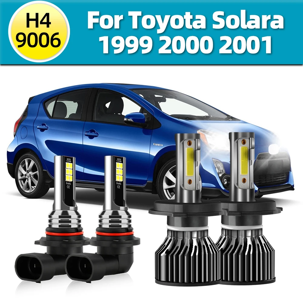 Roadsun LED Headlight Bulb H4 Hi/Lo 9600LM 72W Turbo + Auto 9006 HB4 6000K Fog Lamp 12V Car Kit For Toyota Solara 1999 2000 2001
Roadsun LED Headlight Bulb H4 Hi/Lo 9600LM 72W Turbo + Auto 9006 HB4 6000K Fog Lamp 12V Car Kit For Toyota Solara 1999 2000 2001