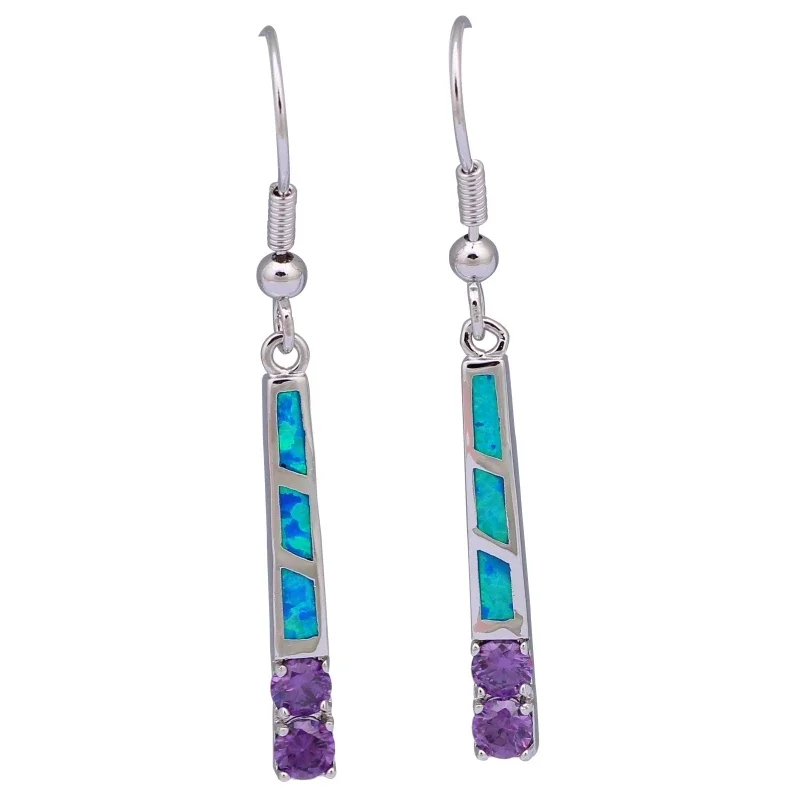 JLE-065 Multi Color Fire Opal Crystals Zircon Drop Earrings Fashion Jewelry Gift for Women
JLE-065 Multi Color Fire Opal Crystals Zircon Drop Earrings Fashion Jewelry Gift for Women