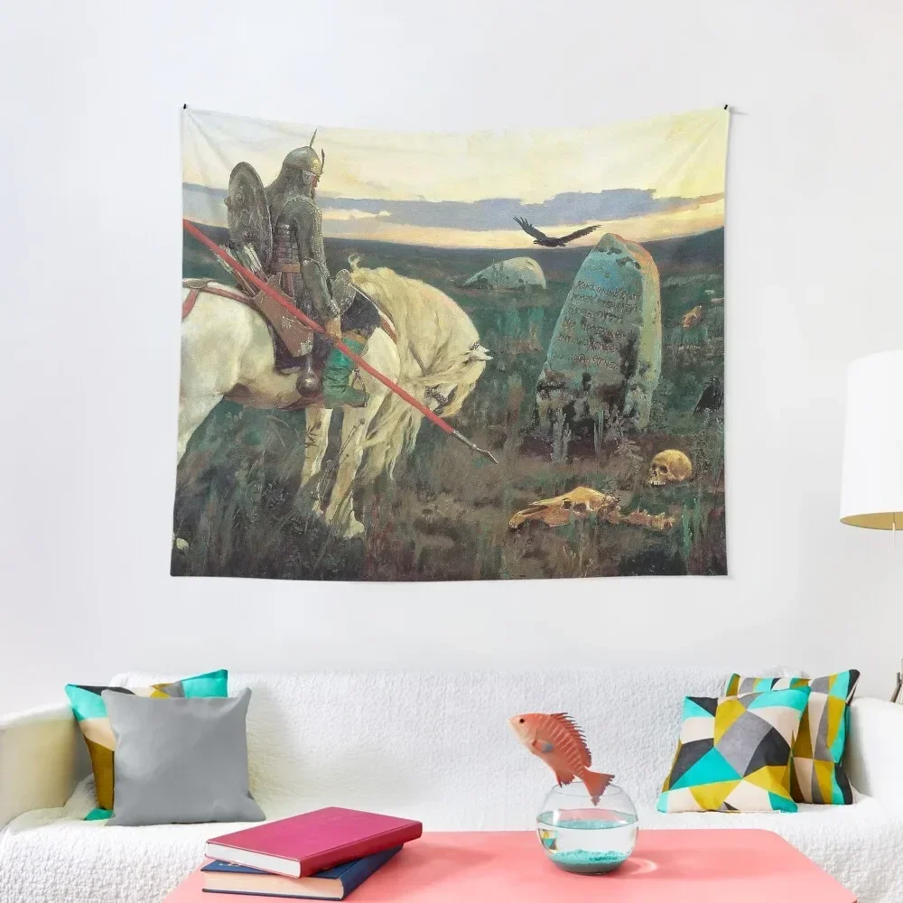 Knight at the Crossroads, by Viktor Vasnetsov Tapestry Room Aesthetic Wall Deco Wall Coverings Tapestry
Knight at the Crossroads, by Viktor Vasnetsov Tapestry Room Aesthetic Wall Deco Wall Coverings Tapestry