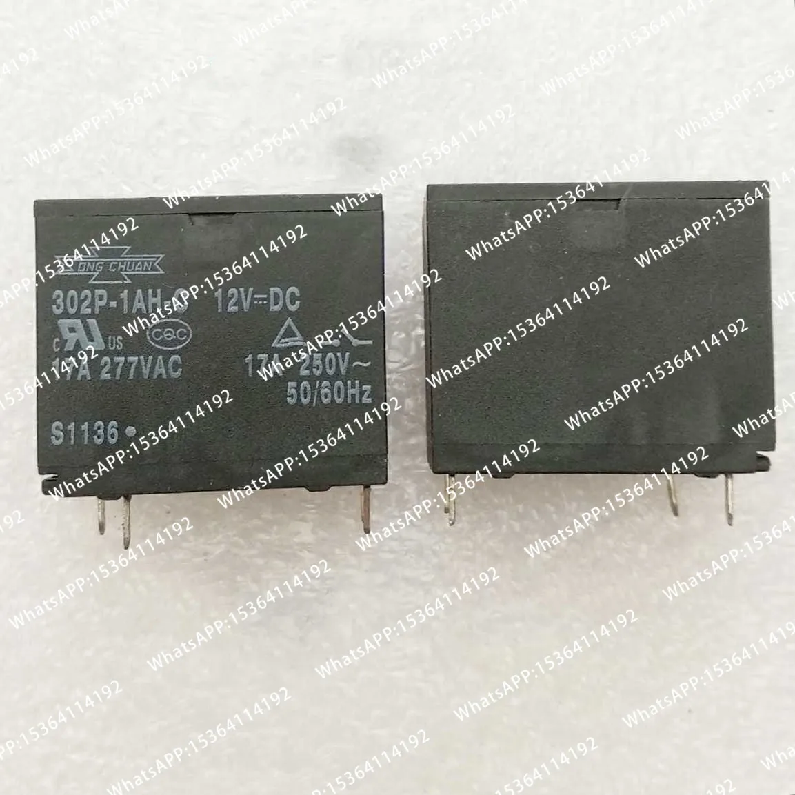 10PCS/lot New Relay 302P-1AH-C 12VDC 302WP-1AH-C 12VDC 302WP-1AB-C 302WP 1AH C 12VD 302P-1AH-C-12VDC 302WP 1AB C 17A 4PIN
10PCS/lot New Relay 302P-1AH-C 12VDC 302WP-1AH-C 12VDC 302WP-1AB-C 302WP 1AH C 12VD 302P-1AH-C-12VDC 302WP 1AB C 17A 4PIN