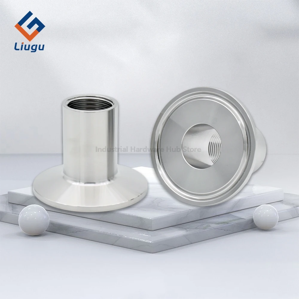 Sanitary Tri-Clamp Female Thread Adapter, 304/316 Stainless Steel BSPT 1/4" 3/8" 1/2" 3/4" 1" 2" for Food Processing, Homebrew
Sanitary Tri-Clamp Female Thread Adapter, 304/316 Stainless Steel BSPT 1/4" 3/8" 1/2" 3/4" 1" 2" for Food Processing, Homebrew