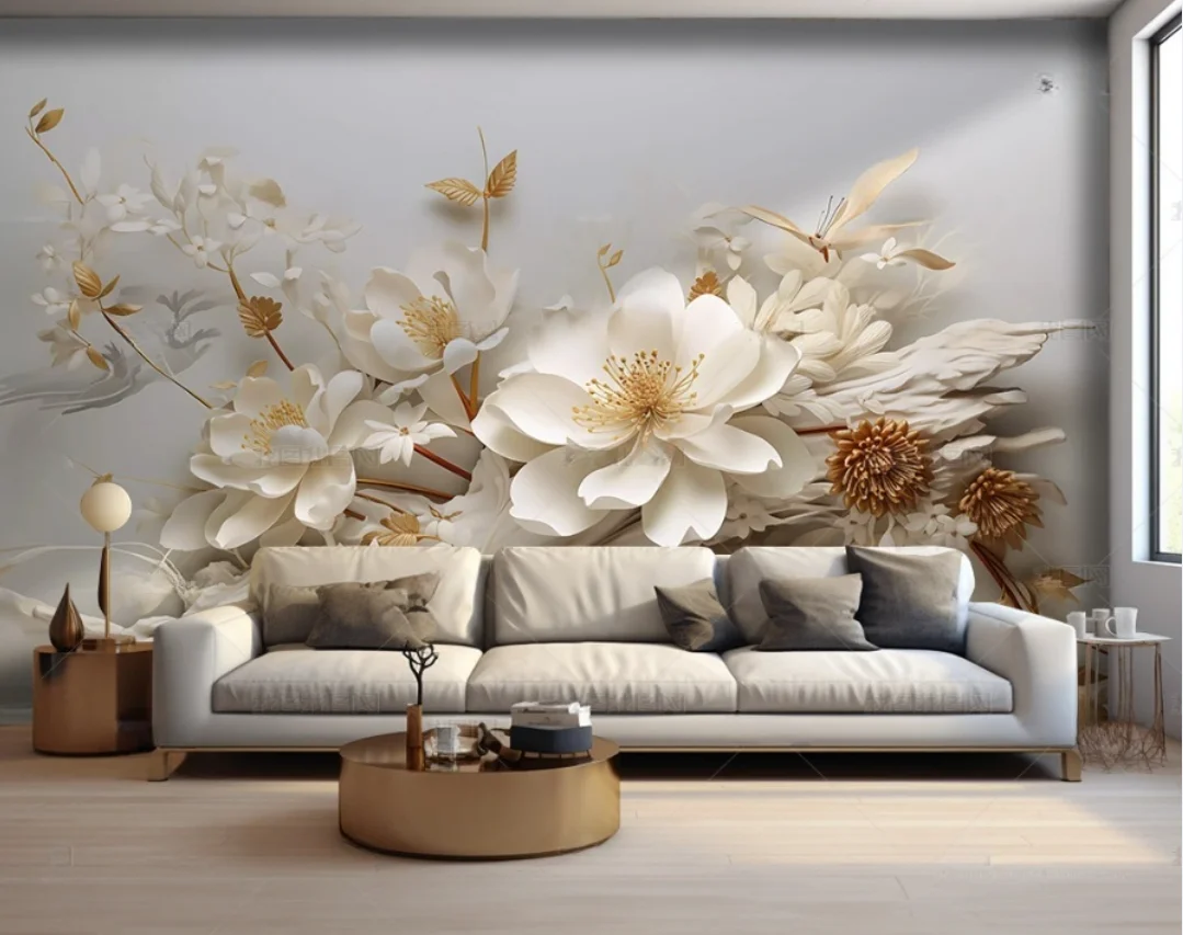 French floral wallpaper with a high-end feel rustic floral butterfly art photos TV background wall customization wallpaper
French floral wallpaper with a high-end feel rustic floral butterfly art photos TV background wall customization wallpaper