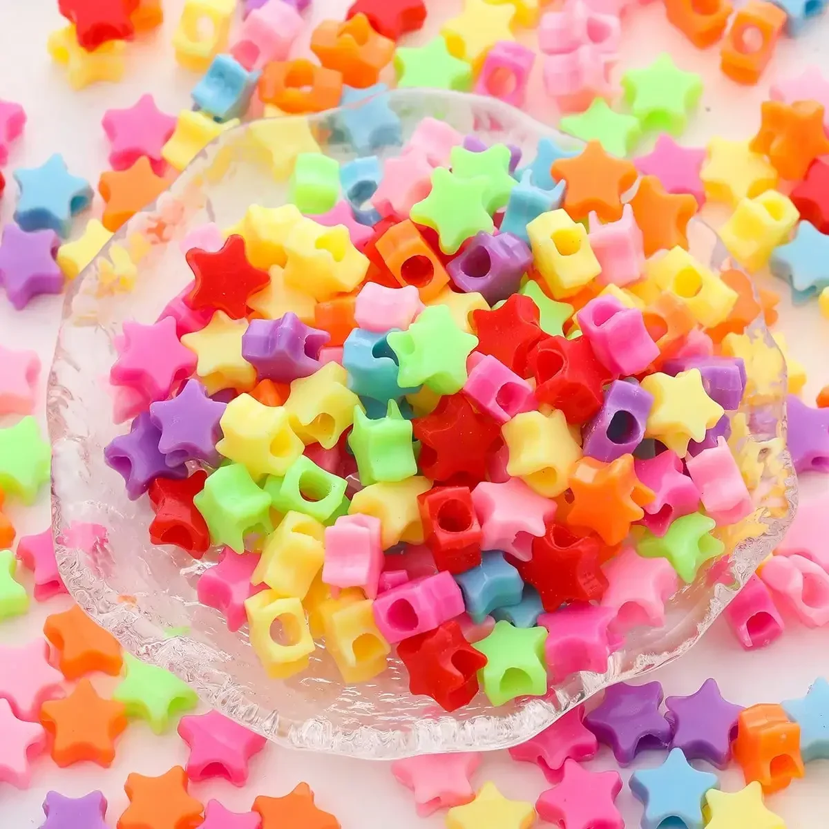 100pcs Rainbow Star Horse Beads - Large Hole, Spacer Beads Suitable For Birthday, Pride Party Decoration, Jewelry Making, Neckla
100pcs Rainbow Star Horse Beads - Large Hole, Spacer Beads Suitable For Birthday, Pride Party Decoration, Jewelry Making, Neckla