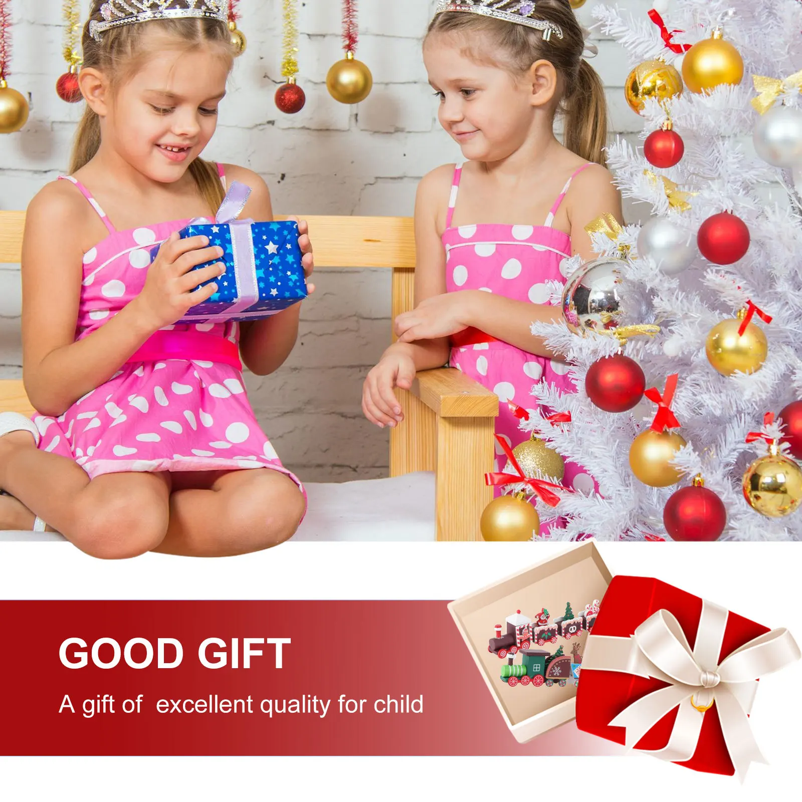 2Pcs Christmas Wooden Train Decorations Desktop Display Gifts Highquality Wood Sturdy Metal Hook Connections
2Pcs Christmas Wooden Train Decorations Desktop Display Gifts Highquality Wood Sturdy Metal Hook Connections