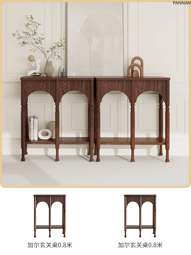 French solid wood porch cabinet, small apartment locker opposite the door of the living room
French solid wood porch cabinet, small apartment locker opposite the door of the living room