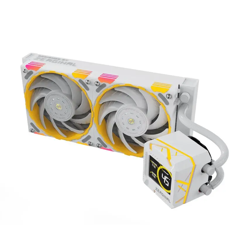 Bright fruit fan Zeus 360 integrated water cooling RGB colorful assembly computer PUC radiator
Bright fruit fan Zeus 360 integrated water cooling RGB colorful assembly computer PUC radiator