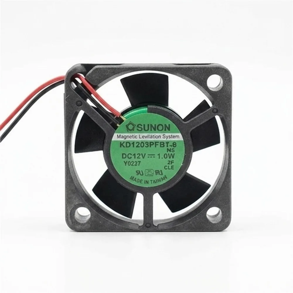 For SUNON KD1203PFB1-8 3010 DC12V 1.0W 3CM 2-Wire Ball Cooling Fan
For SUNON KD1203PFB1-8 3010 DC12V 1.0W 3CM 2-Wire Ball Cooling Fan