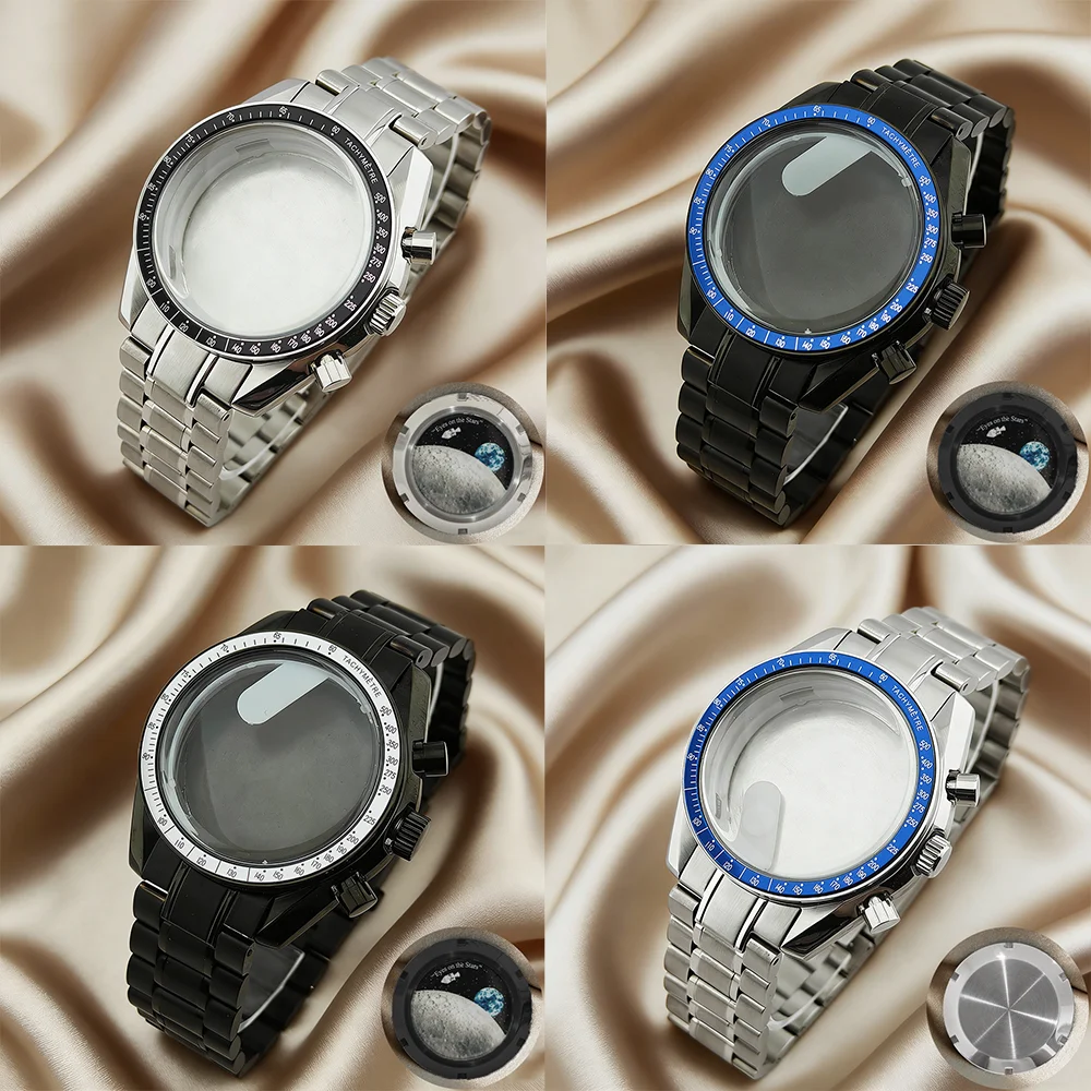 Dwayne Campbell vk63 Case 39.7mm Moon Watch Case Stainless Steel High Quality Watch Accessories Suitable For VK Quartz Movement
Dwayne Campbell vk63 Case 39.7mm Moon Watch Case Stainless Steel High Quality Watch Accessories Suitable For VK Quartz Movement