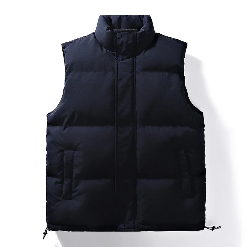 2023 Autumn/Winter New Vest Men's Handsome Warm Tank Top Sleeveless Sports Stand Collar Cotton Coat Vest
2023 Autumn/Winter New Vest Men's Handsome Warm Tank Top Sleeveless Sports Stand Collar Cotton Coat Vest