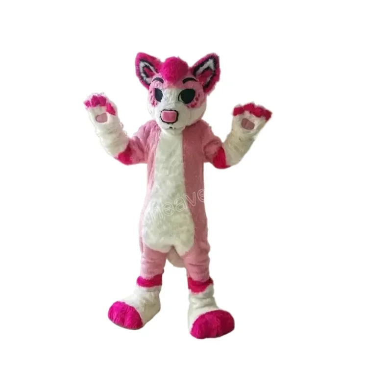 Pink White Husky Fursuit Fox Dog Mascot Costume Cartoon Furry Suits Halloween Carnival Unisex Adult Birthday Party Fancy Outfits
Pink White Husky Fursuit Fox Dog Mascot Costume Cartoon Furry Suits Halloween Carnival Unisex Adult Birthday Party Fancy Outfits