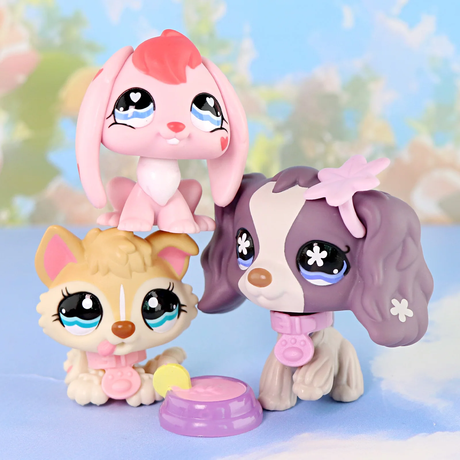 3 pcs Minilpsshop Cocker Spaniel #672 Rabbit #557 Husky Puppy #1013 Bobble Head Toys Kids Gift Pets Figures Collectible for lps
3 pcs Minilpsshop Cocker Spaniel #672 Rabbit #557 Husky Puppy #1013 Bobble Head Toys Kids Gift Pets Figures Collectible for lps