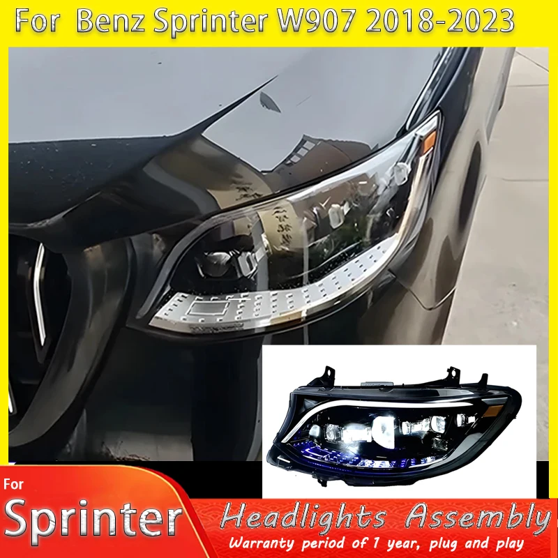 Car Lights For Benz Sprinter W907 Headlight 2018 2019 2020 2021 2022 2023 2024 2025 LED Projetor head Lamp Daytime Running Light
Car Lights For Benz Sprinter W907 Headlight 2018 2019 2020 2021 2022 2023 2024 2025 LED Projetor head Lamp Daytime Running Light