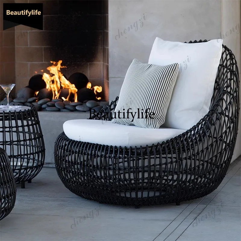 Q181 Nordic courtyard rattan sofa outdoor balcony rattan chair coffee table combination sun room rattan bed
Q181 Nordic courtyard rattan sofa outdoor balcony rattan chair coffee table combination sun room rattan bed
